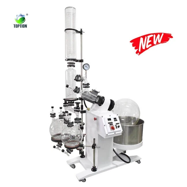 1L–100L Laboratory Rotary Evaporator with Dual Condenser for Solvent Recovery