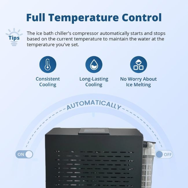 Ice Bath Chiller With WiFi Control And Wheels Water Chiller For Ice Bath